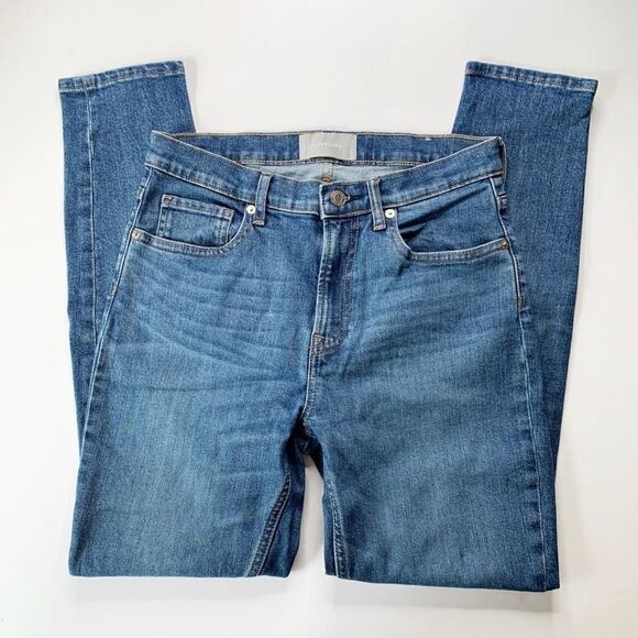 Everlane Skinny Jeans Medium Wash Blue Denim Size 29 Stretch High Rise - Picture 4 of 11